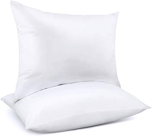 Adoric Pillows for Sleeping, Down Alternative Pillow Bed Pillows Set of 2, Breathable Hotel Pillow Standard Pillows Good for Side and Back Sleeper White Standard 20x26