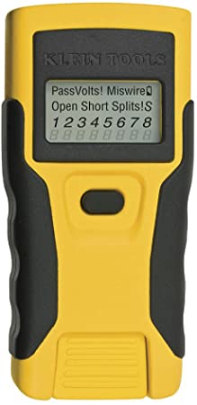 Klein Tools VDV526-052 LAN Scout Jr. Network Tester / Continuity Tester for RJ45 Data Cable Twisted Pair Connections