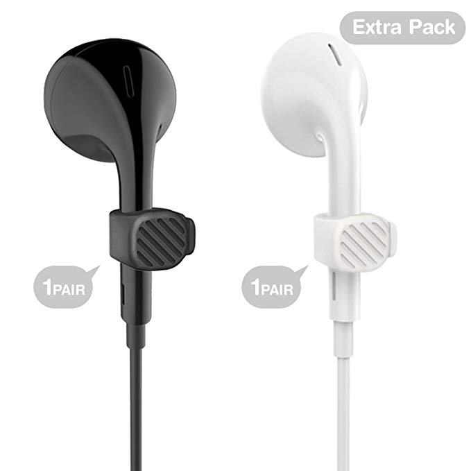 Mband2 Extra Pack 06 B&W-Solid - Earbuds Earphones Earbuds Headphone Magnetic Organizer Holder Management Tangle-Free