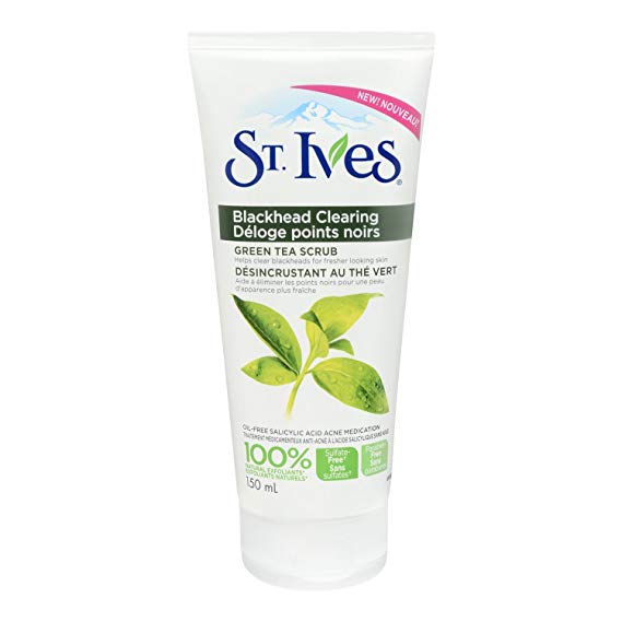 St. Ives Naturally Clear Green Tea Facial Scrub 150mL