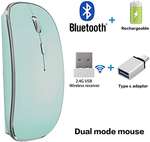Bluetooth Mouse Wireless Bluetooth Mouse for iPad Mac MacBook Pro MacBook Air iMac Chromebook Desktop Computer