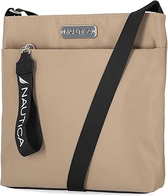 Nautica Women's Diver Nylon Small Women's Crossbody Bag Purse with Adjustable Shoulder Strap