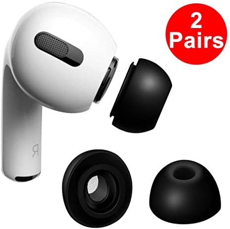 LiZHi Compatible with Airpods Pro Tips,Replacement Ear Tips Soft Silicone Headphone eartips for Airpods 3/Airpods Pro (M, White)