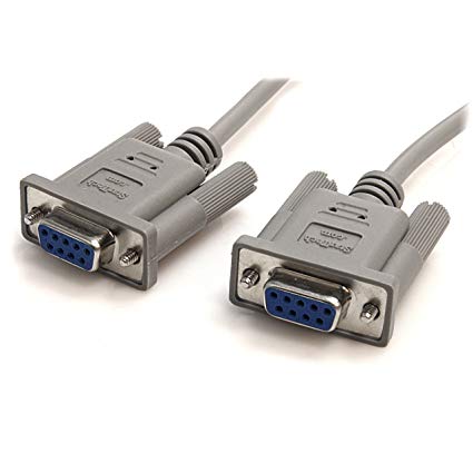 StarTech.com 10-Feet DB9 RS232 Serial Null Modem Cable F/F (SCNM9FF)