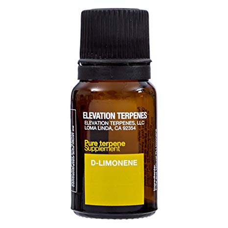 Elevation Terpenes: D-Limonene: Food Grade Natural Terpene 10ML Made in The USA