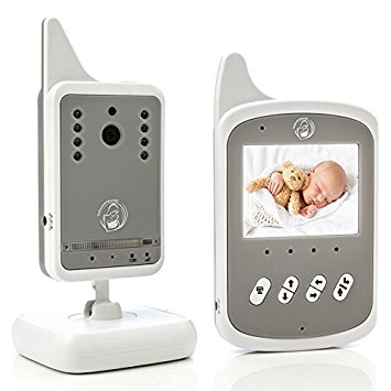 Video Baby Monitor with Camera 2,4" LCD Digital - Wireless surveillance camera with night vision for remote monitoring of your infant.