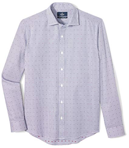 Amazon Brand - BUTTONED DOWN Men's Tailored Fit Supima Cotton Dress Casual Shirt