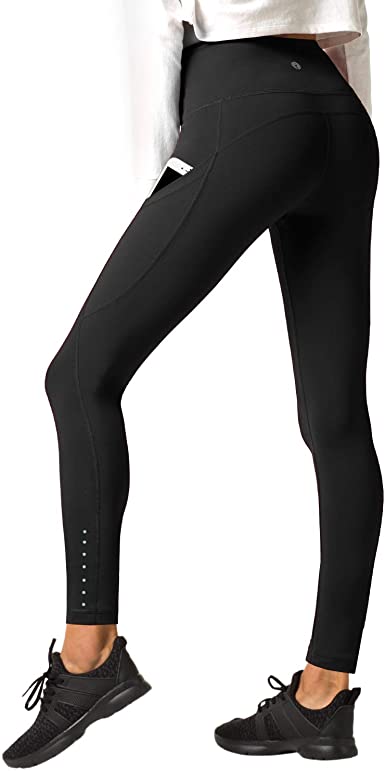 LAPASA Yoga Pants for Women Sports Leggings High Waist Tummy Control Workout Running Tights L01