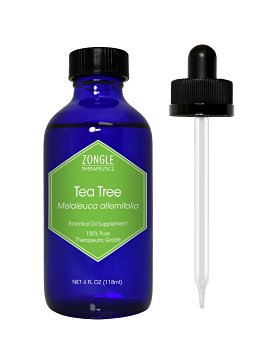 Tea Tree Oil - Large 4 Oz - Safe For Ingestion - Highest Quality Guaranteed - 100% Pure Therapeutic Grade - Melaleuca Oil From Australia - Tea Tree Essential Oil - Premium Glass Dropper