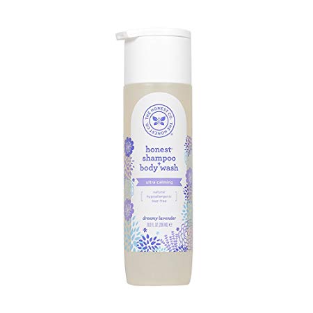 The Honest Company Ultra Dreamy Calming Lavender Shampoo and Body Wash with Naturally Derived Botanicals, Lavender, 10 Fluid Ounce