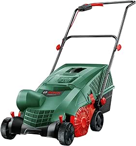 Bosch Home and Garden Elektro Rasenlüfter UniversalRake 900 (900 W, Arbeitsbreite: 32 cm, Fassungsvermögen der Fangbox: 50 l, im Karton)