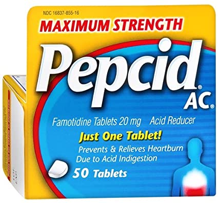 Pepcid AC Acid Reducer, Maximum Strength, Tablets 50 ea