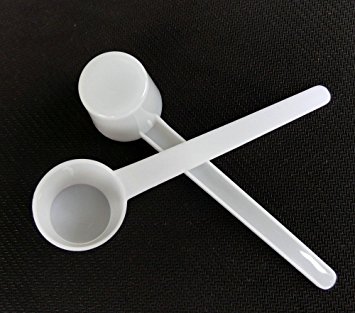 Lautechco® 10pcs Plastic 5g White Coffee Spoon for Nespresso Refillable Reusable Compatible Capsule