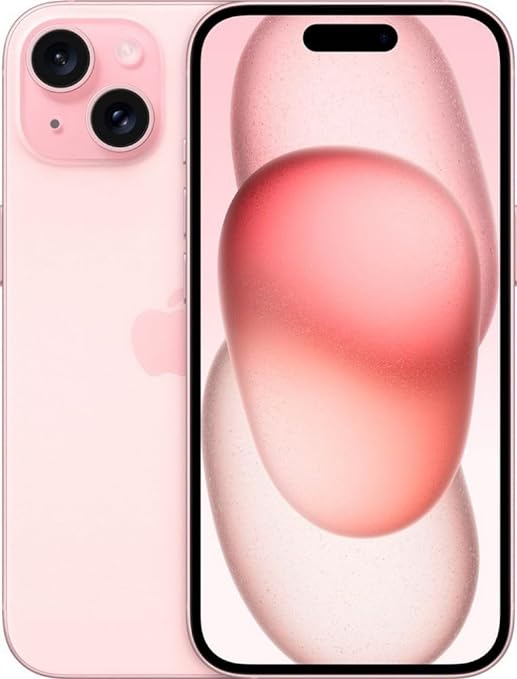 Apple iPhone 15, 128GB, Pink - AT&T (Renewed)