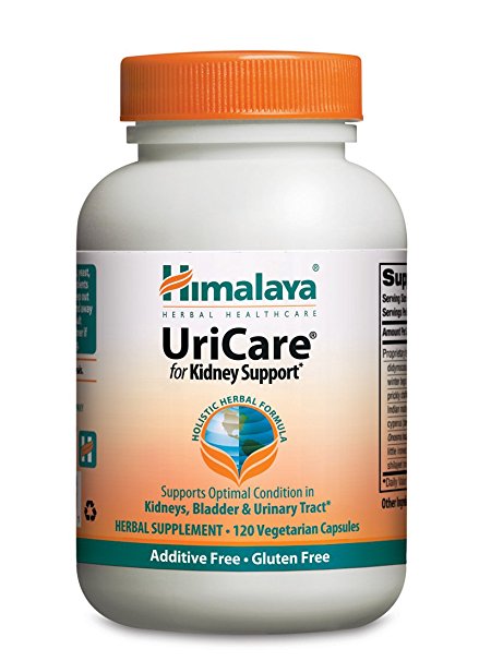 Himalaya UriCare for Kidney and Bladder Performance, 120 Capsules,840 mg, 1 Month Supply