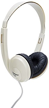 Multimedia Stereo Headphones Wired Beige Color
