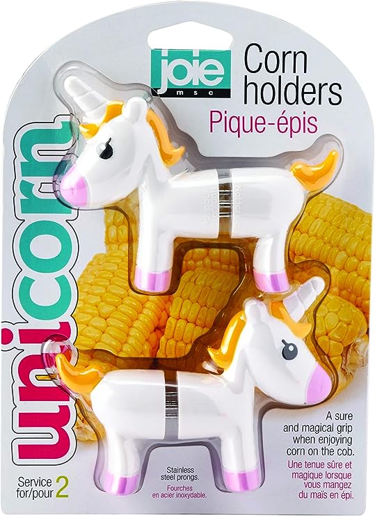 Joie Kitchen Gadgets t16006 Corn Holders, 18/8 Stainless Steel