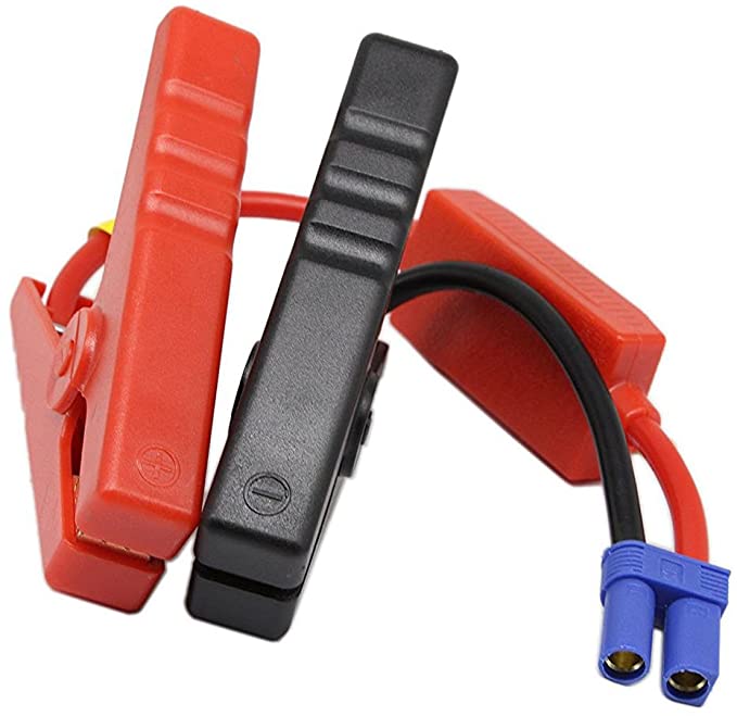 Alligator clip EC5 Battery Jumper Cable,SinLoon Booster Jumper Cables Automotive Replacement Jump Starter EC5 Connector Emergency Jumper Cable Alligator Clips for Car 12V Portable Car Jump Starter