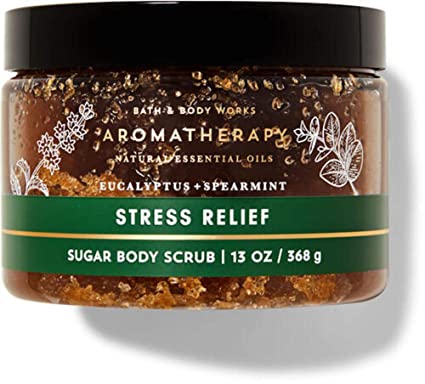 Bath & Body Works AROMATHERAPY Stress Relief Eucalyptus Spearmint Sugar Scrub 13 Fl Oz