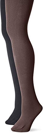 Muk Luks Women's Fleece Lined 2-Pair Pack Tights