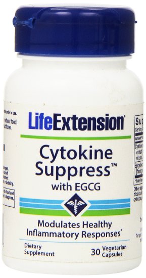 Life Extension Cytokine Suppress w EGCG 30 veg capsules