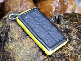 Solar Charger External Battery ZeroLemon SolarJuice 20000mAh Fast Portable Charger External Battery Power Bank with Solar Charging Technology for iPhone iPad Samsung and More - Rain-resistant and DirtShockproof 36 months ZeroLemon Warranty Guarantee