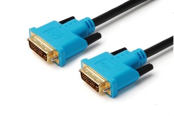 CPO 3M DVI Cable, DVI-D 24 1 Pin Full Dual Link Monitor Lead - Black