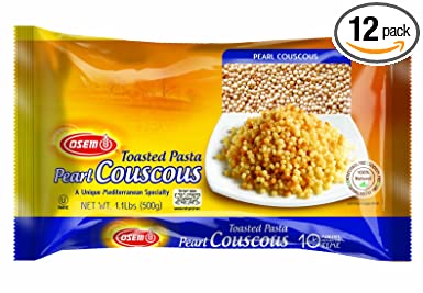 The Original Israeli Couscous by Osem Pearl Couscous 17.6 Ounce Bags (Pack of 12)