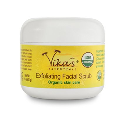 Certified Organic Exfoliating Facial Scrub