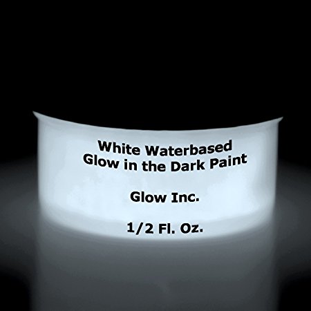 White Glow in the Dark Paint 1/2 Fluid Ounce
