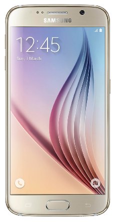 Samsung Galaxy S6 G920I - Factory Unlocked Phone - Retail Packaging (Gold Platinum)