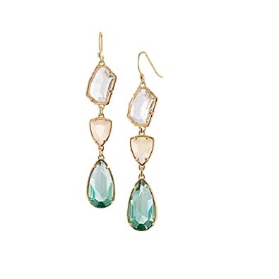 Newyht Crystal Fashion Earrings Classic Vintage Dangle Drop Earrings/Necklace for Women Girls