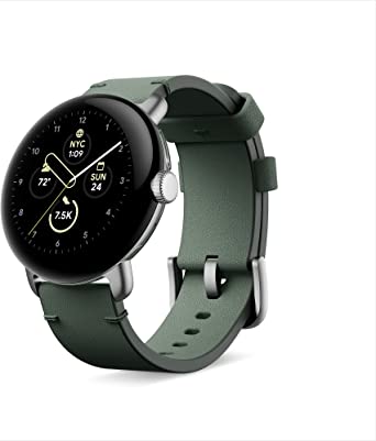 Google Pixel Watch Crafted Leather band – Green, Small