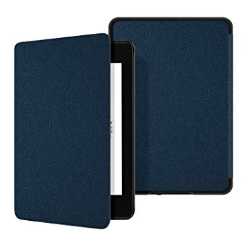 Ayotu Water-Safe Leather Case for Kindle Paperwhite 2018 - Durable Smart Leather Cover with Auto Wake/Sleep fits Amazon The Latest Kindle Paperwhite (10th Generation-2018),K10 Blue