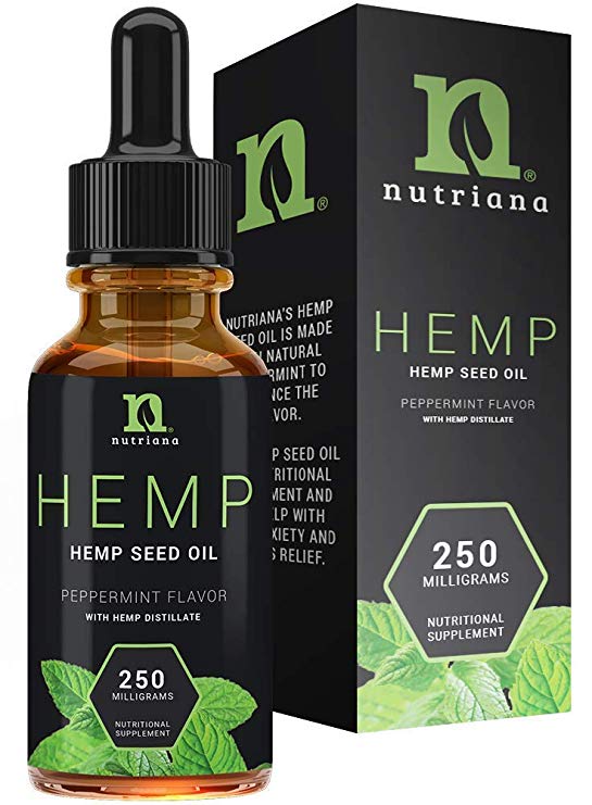 Best Hemp Oil for Sleep Aid – Natural Hemp Seed Oil Extract Drops for Sleep Support and Anxiety | Sleep Aid for Adults 250 mg of Hemp Oils