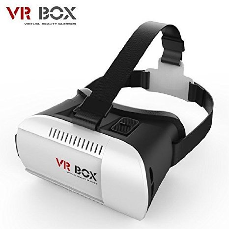 Aizboreg Adjust Cardboard 3D VR Virtual Reality Headset 3D Glasses Adjust Cardboard VR BOX Virtual Reality 3D Glasses For iPhone 6 Samsung 476in
