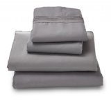 Queen Gray Bed Sheets - Double Brushed Ultra Microfiber Luxury Bed Sheet SetAmadora Double Brushed Microfiber Luxury Bed Sheet Set - The Ultimate in Breathability and Comfort These Highly Durable Microfiber Gray Sheets are the Highest Quality on the Market They Dont Wrinkle are Super Soft to the Touch Never Shrinkamp Breathe 50 Better Than Cotton