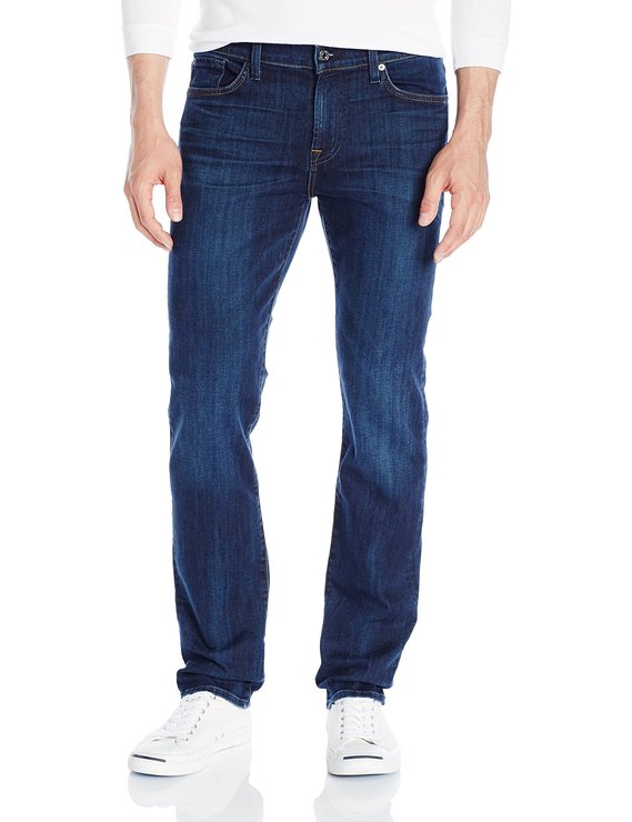 7 For All Mankind Men's Slimmy Slim Straight Jean In Luxe Performance Resurgence