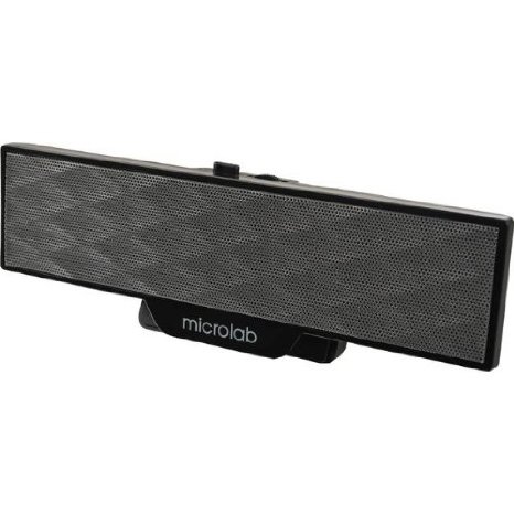 Microlab  B51BLACK  Portable Amplified USB-Powered Clip-On Speaker for Notebook and Tablet with USB Port (Black)