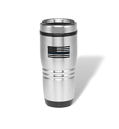 PlusTactical Expression Stainless Steel Tumbler (Thin Blue Line)