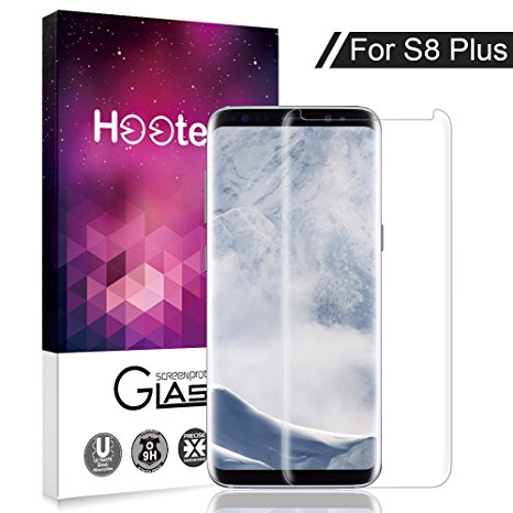 Samsung Galaxy S8 Plus Screen Protector, AOFU Tempered Glass 3D Touch Compatible,9H Hardness,Bubble 2 Pack