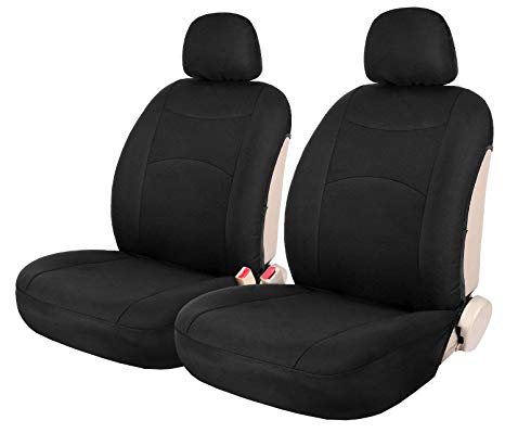 Leader Accessories Side-less Quick Install Auto Car Front Seat Covers with Headrest Cover Airbag Ready