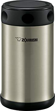 Zojirushi SW-FCE75XA Food Jar, 25-Ounce, Black/Stainless