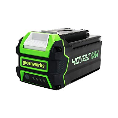 Greenworks L-600 40V 6AH Smart Lithium-Ion USB Battery, 6.0 Ah