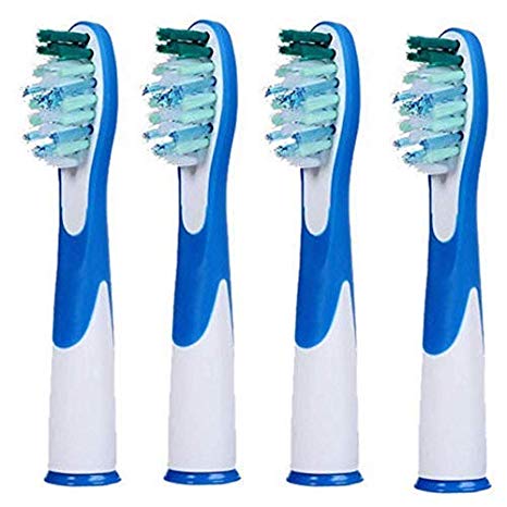 4pcs for the PRICE of Electric Toothbrush Soft Bristles Heads Replacement Oral Health Care Generic Oral B Sonic Compatible Brush Replacement Fits Oral-B Sonic Complete and Oral-B Vitality Sonic, Vitality Precision Clean, Sensitive Clean, White Clean