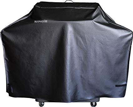 66" Heavy Duty Waterproof Gas Grill Cover fits Weber Char-Broil Coleman Gas Grill-Black