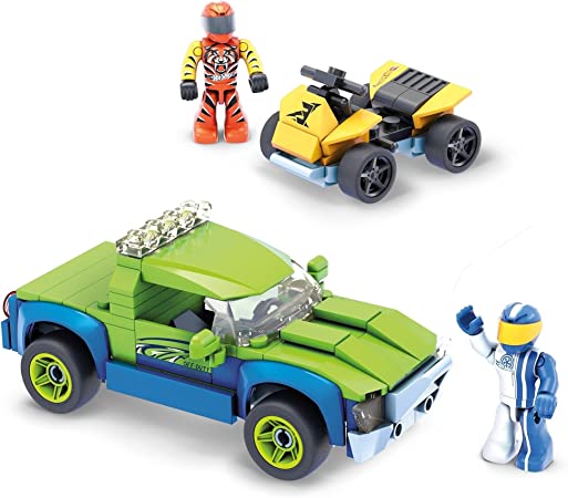 Hot Wheels Mega Construx Off-Duty and ATV Construction Set, Building Toys for Kids 5 Years and Up