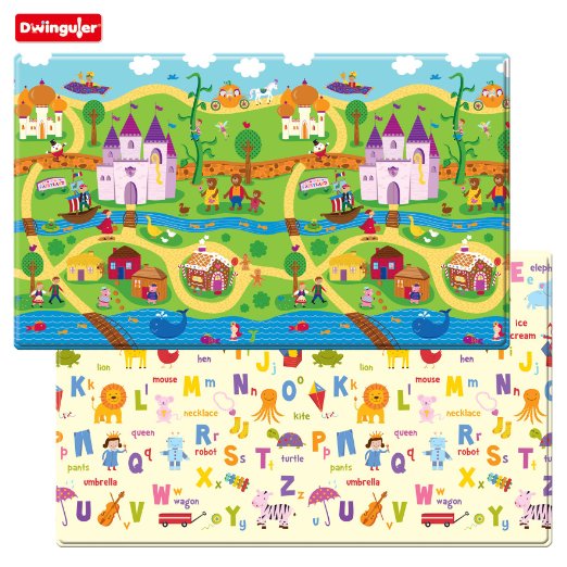 Dwinguler Eco-friendly Kids Play Mat - Fairy Land (Large)