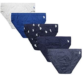 U.S. Polo Assn. Men's 5-Pack Low Rise Brief