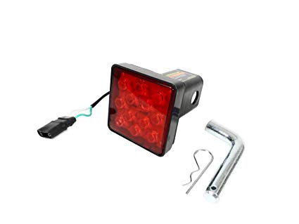Hitch Cover LED Brake Light Towing Hitch Insert (2’ Standard Size)